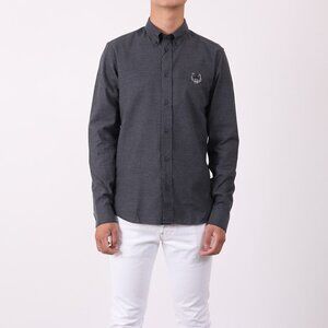 NWT - KENZO Button down Urban Slim Fit Shirts GRAY 🎁